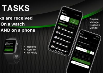 Tasks | receive tasks on ipad, phone and smart watch | Yacht Manager App