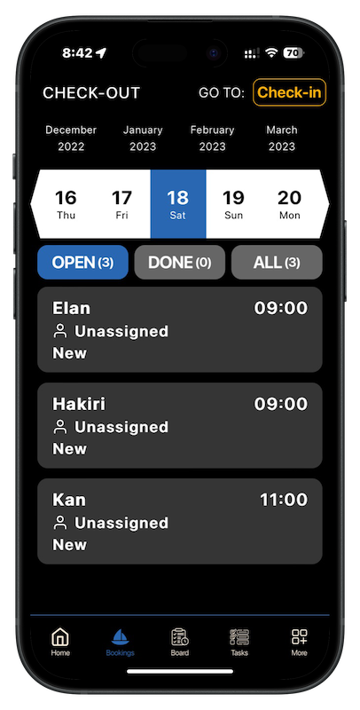 Charter Manager App history